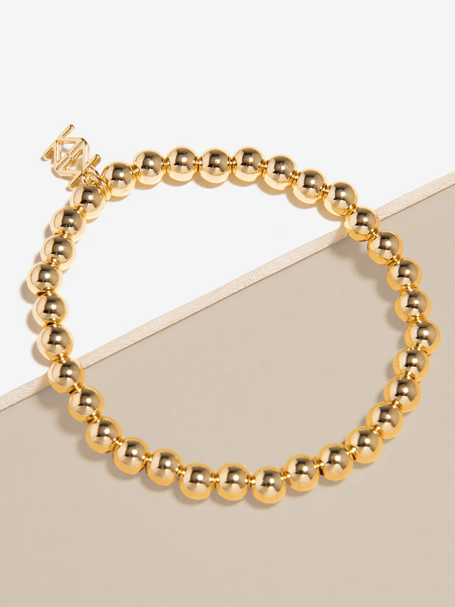 Metal Beaded Bracelet Gold