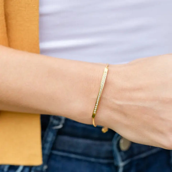 Sparkle Pulley Bracelet Gold
