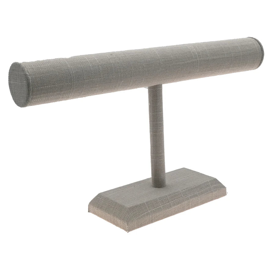 Gray Linen Short T-Bar Display