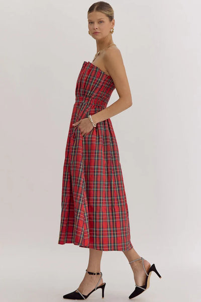 Jackie Tartan Dress