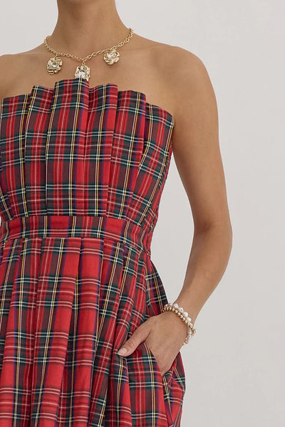 Jackie Tartan Dress