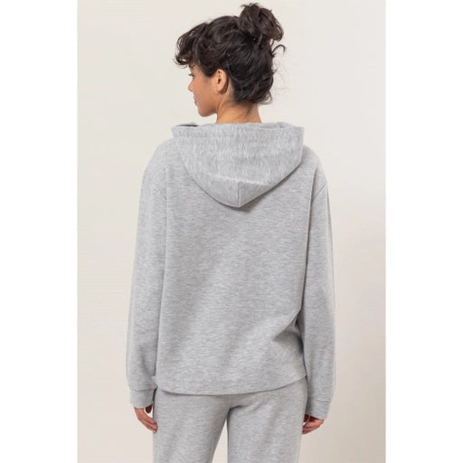 Luna Hooded Top Gray