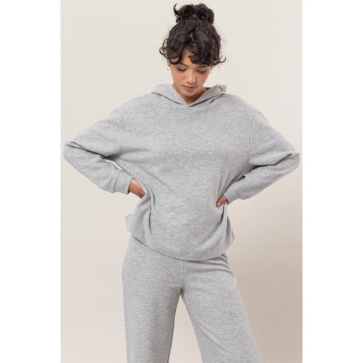 Luna Hooded Top Gray