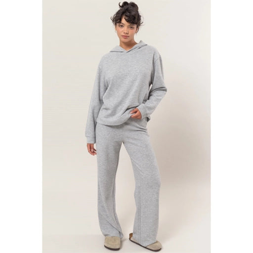 Luna Hooded Top Gray