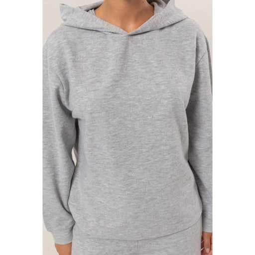 Luna Hooded Top Gray