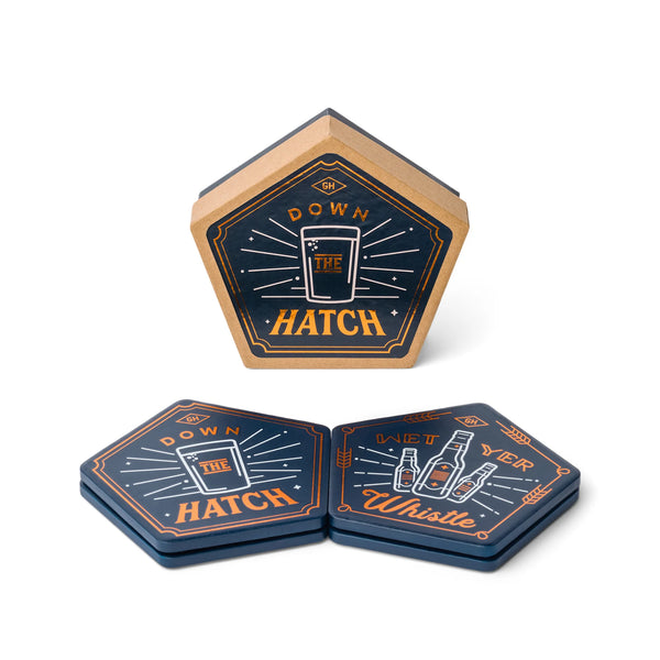 Beer Coasters, Set of 4