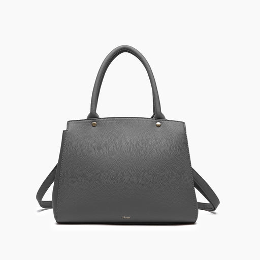 Park Bow Satchel Navy Gray