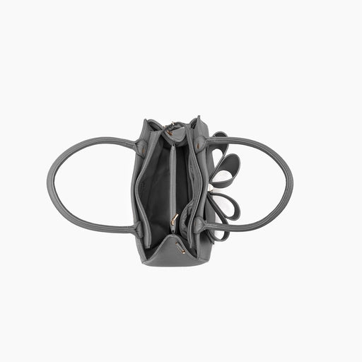 Park Bow Satchel Navy Gray