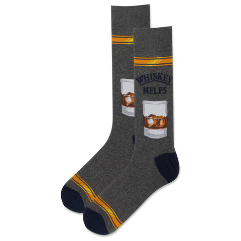 Men's Whiskey Helps Crew Sock