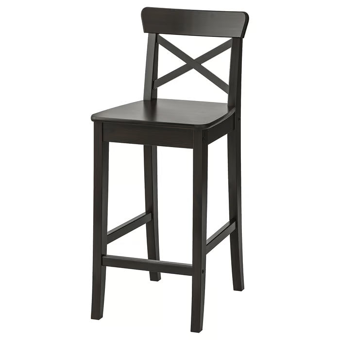 Ingolf Barstool Chair Black Tall