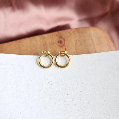Luxe Gold Oriana Studs - Small