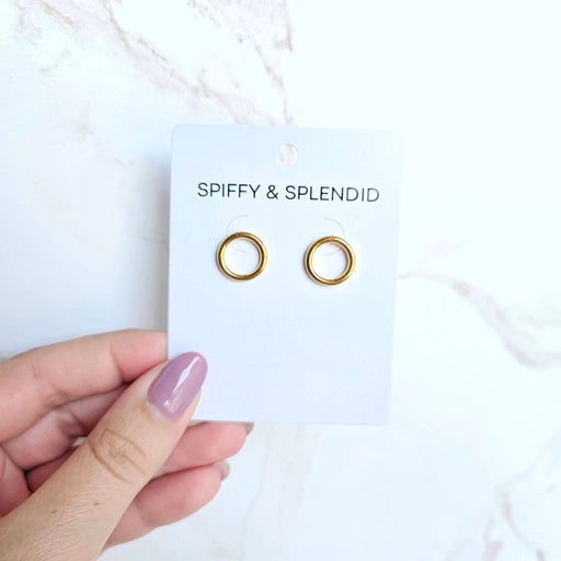 Luxe Gold Oriana Studs - Medium
