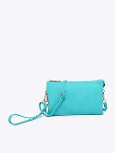 Riley Crossbody/Wristlet Aquamarine