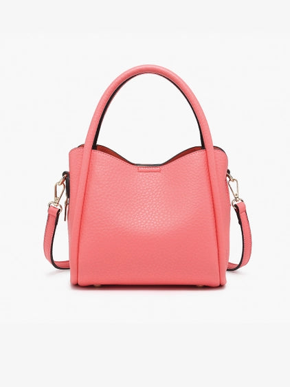 Ruby Satchel Coral Pink