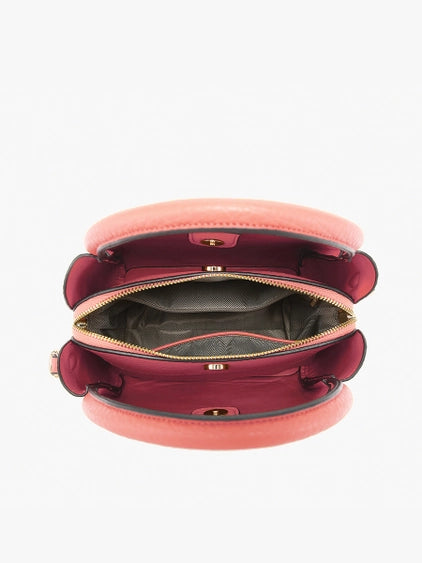Ruby Satchel Coral Pink