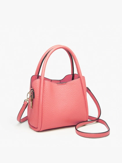 Ruby Satchel Coral Pink