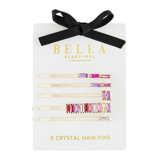 Crystal Bobby Pins - Red Jewels