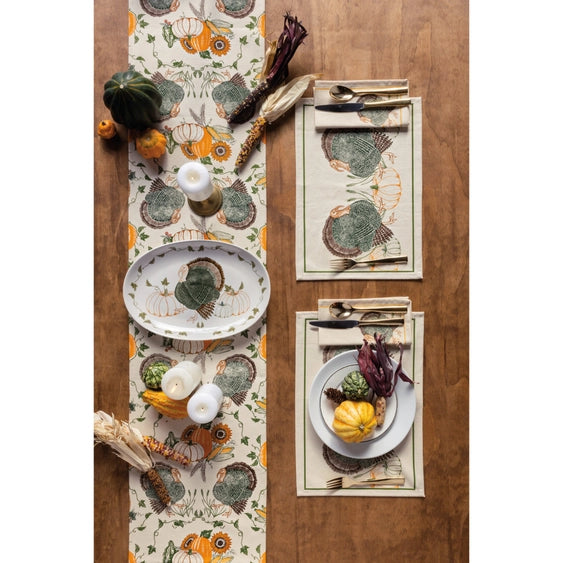 Cornucopia Thanksgiving Napkins Set