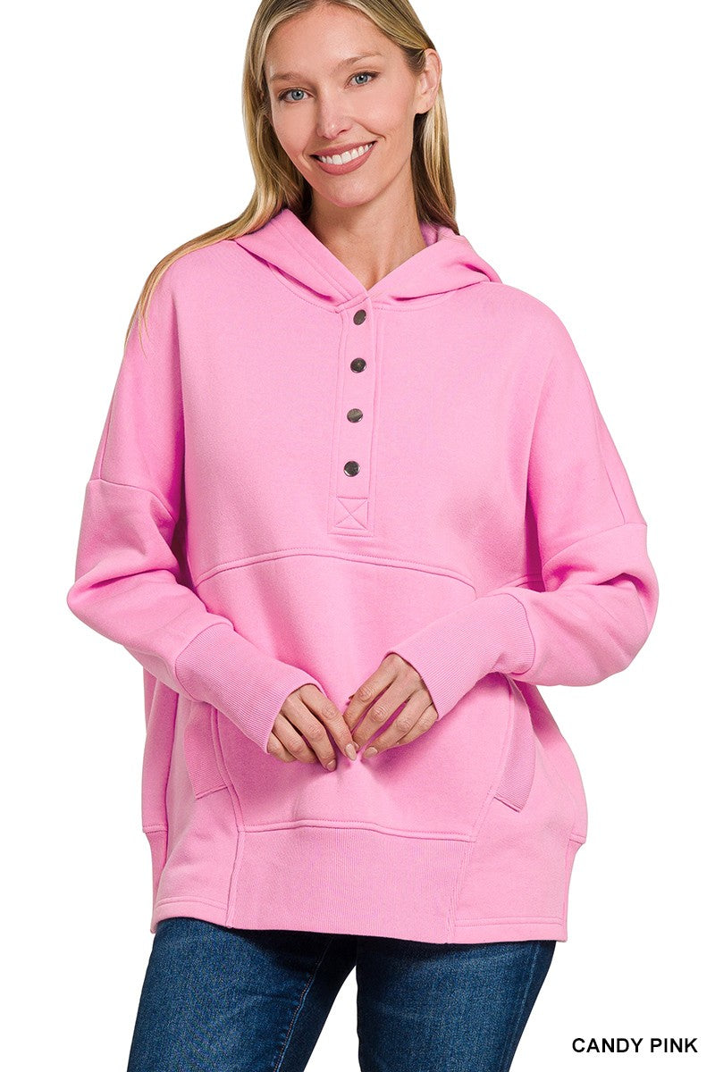Cozy Casual Pullover for Women Candy Pink