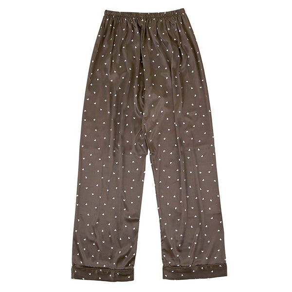 Brown Hearts Pajamas