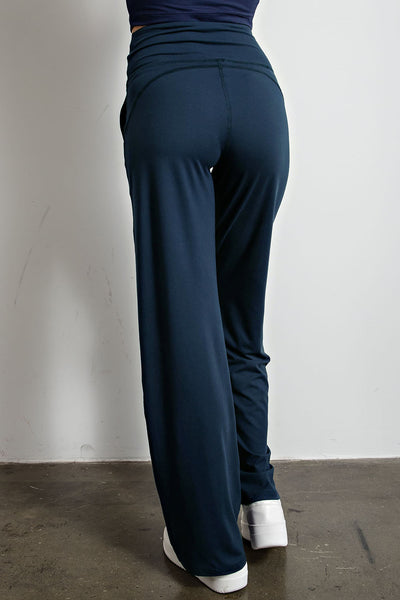 Butter Soft Straight Yoga Pants Navy