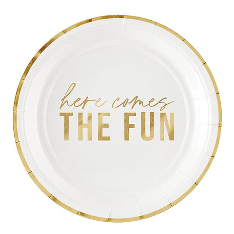 Here Comes the Fun Paper Plate