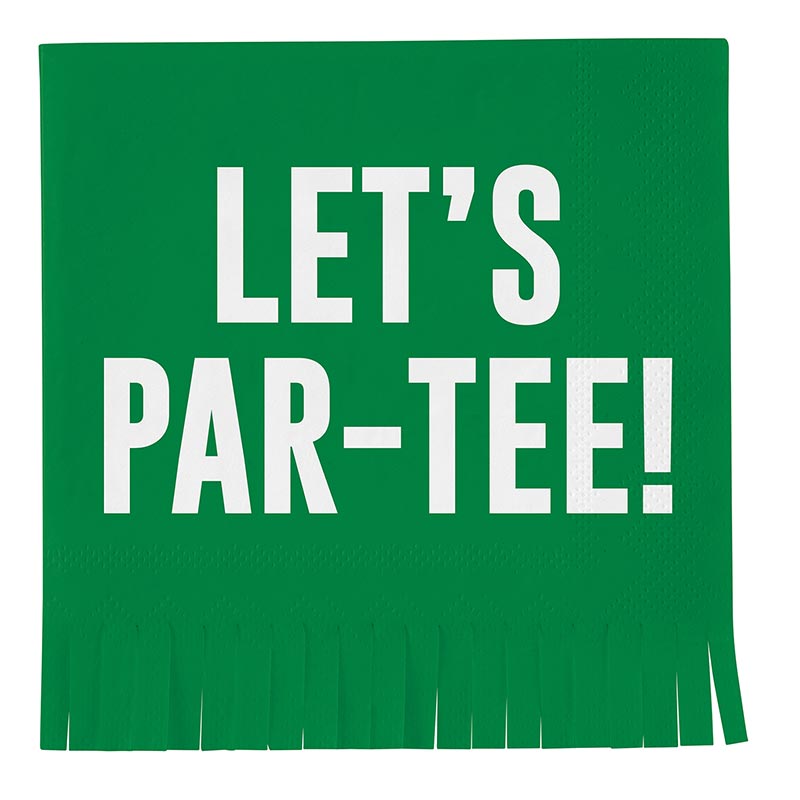 Let's Par-Tee Cocktail Napkin