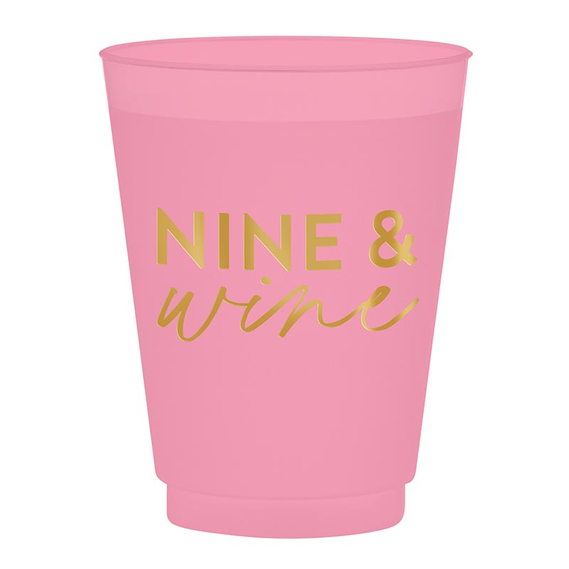 Nine and Wine Party Cup