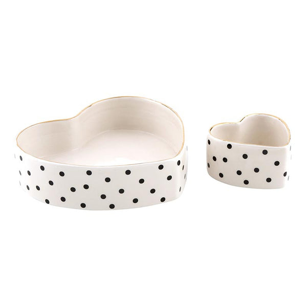 Ceramic Heart Tray + Heart Dish
