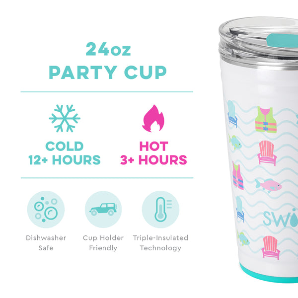 Swig 24 oz Party Cup Lake Girl