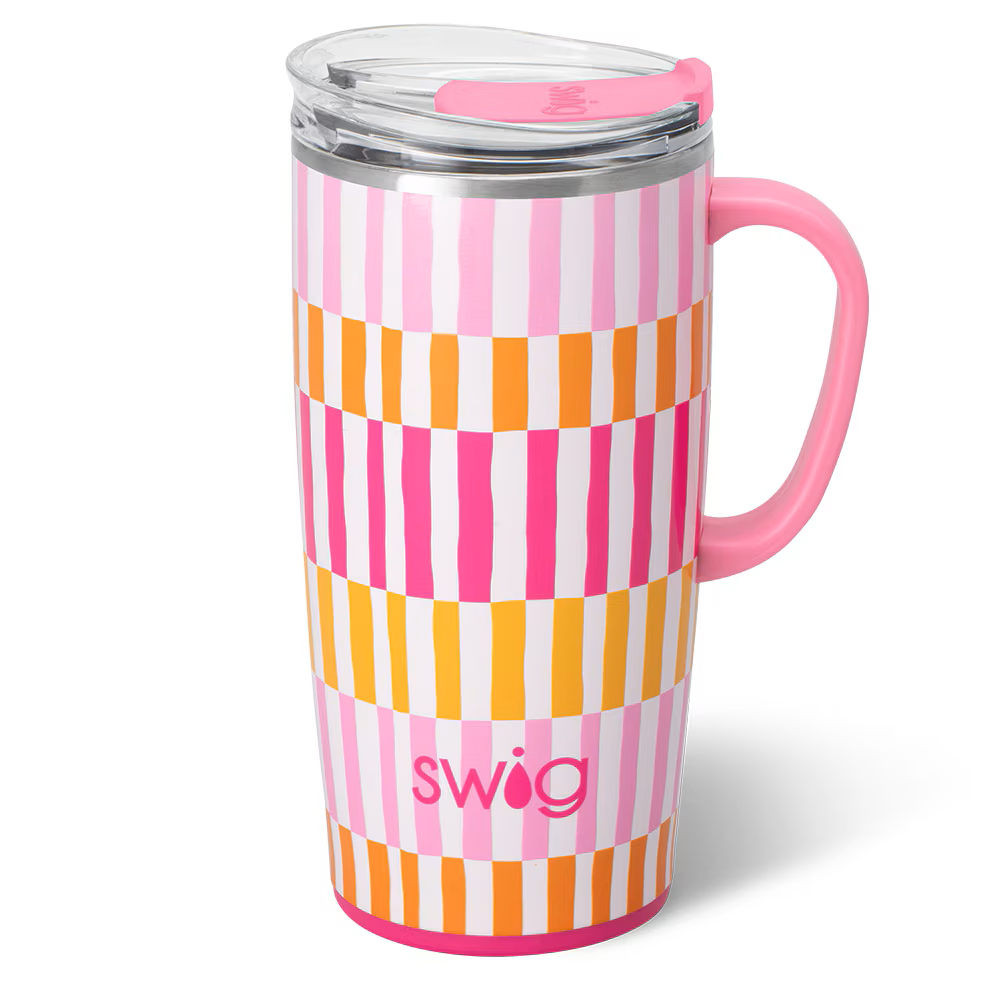 Swig Sherbet Stripe Travel Mug 22oz