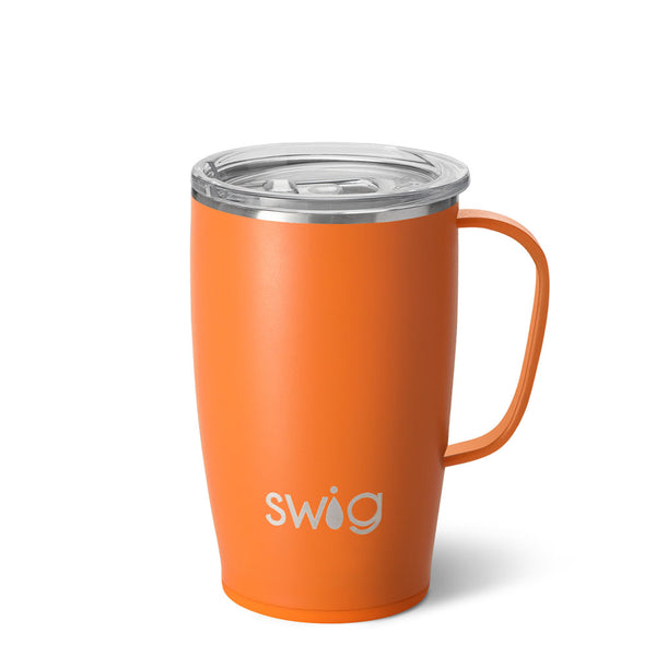 Swig 18 oz Travel Mug Matte Orange