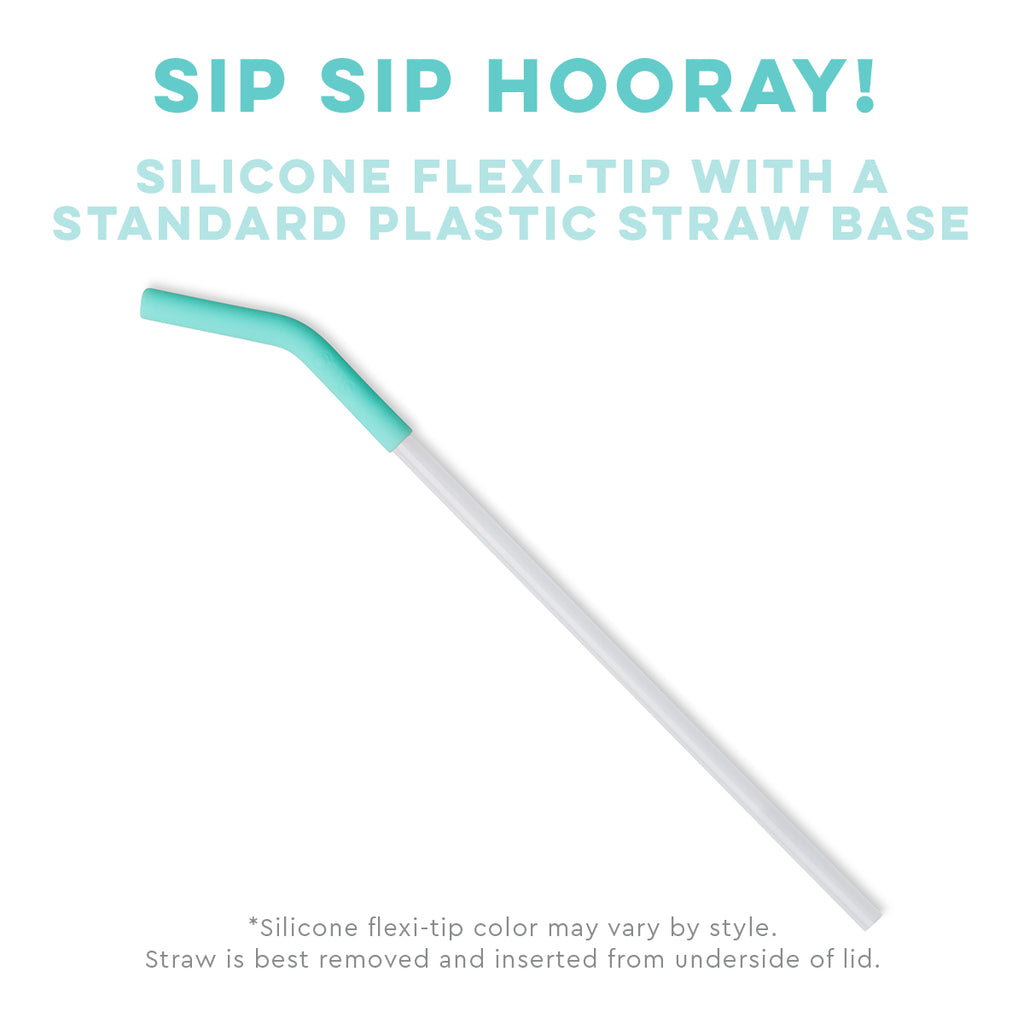 Swig Life Straw Set with Silicone Flexi-Tips, Reusable Eco-Friendly Straws  for 40oz Mega Mugs