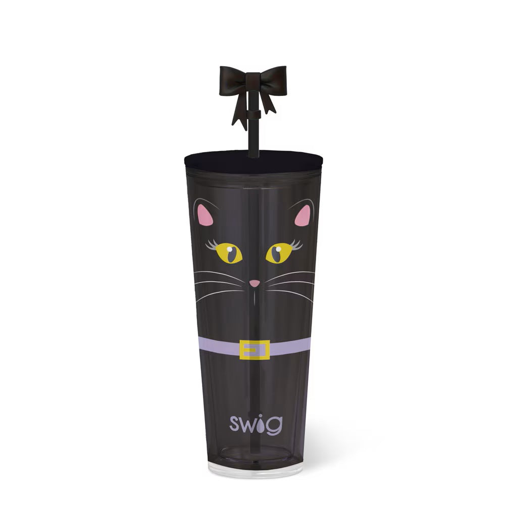 Swig Boo Crew Cat Plastic Tumbler 24oz