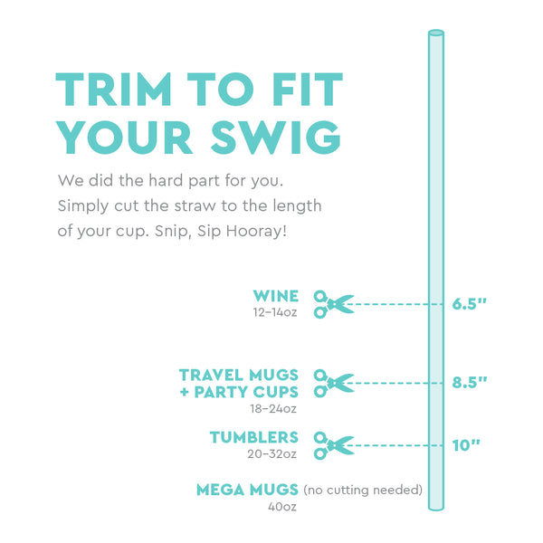 Swig Sweet and Spooky Reusable Straw Set