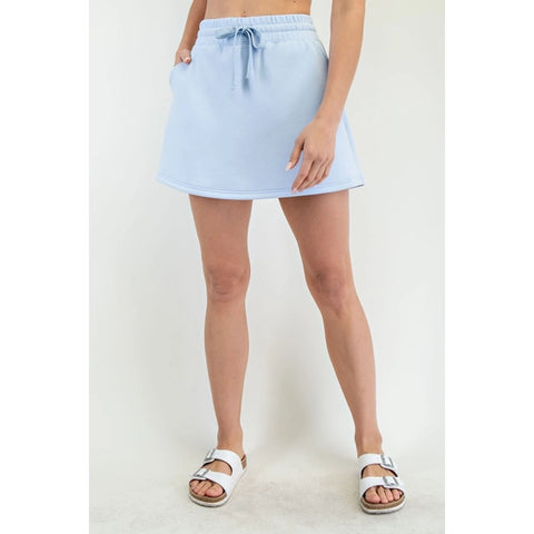 Luxe Lounge Skort Frost