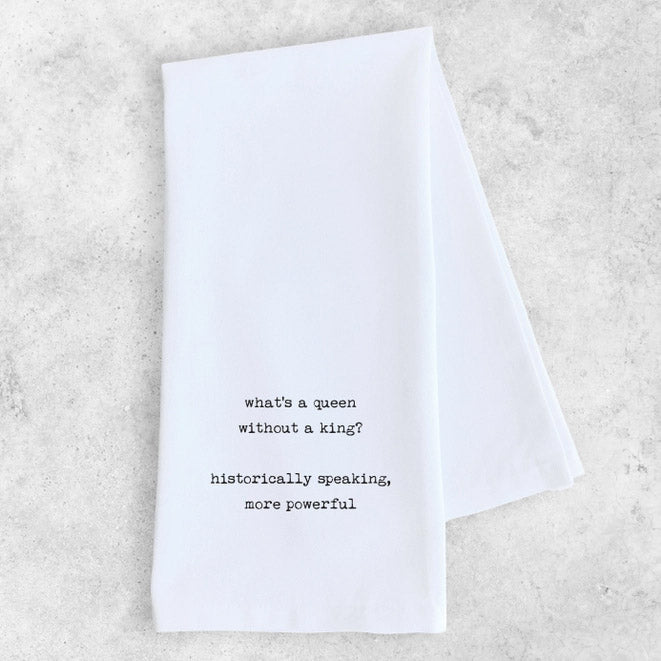 Powerful Queen - Tea Towel