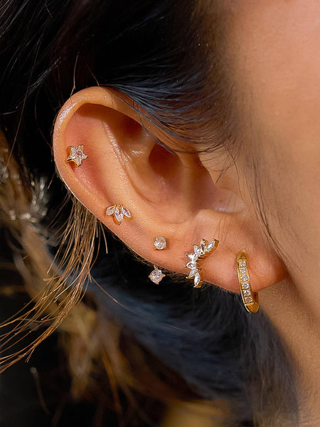 Novaé 18K Gold CZ Earring Set