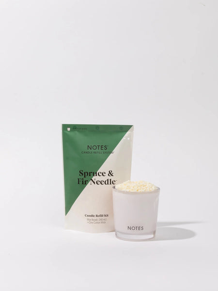 Notes Sustainable Candle Kit - Spruce & Fir Needle