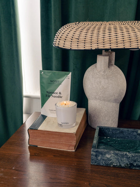 Notes Sustainable Candle Kit - Spruce & Fir Needle