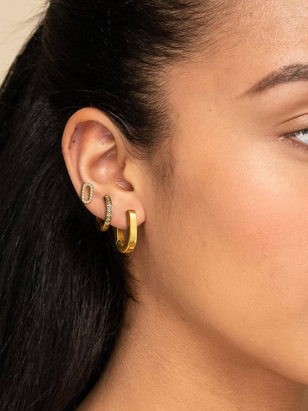 Orage Round Hoop Earrings