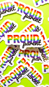 Proud Parent Lgbtqia+ Sticker