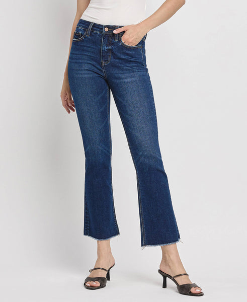 Loververt High Rise Kick Flare Jeans LV1206D