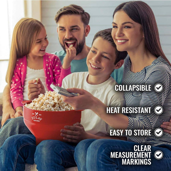 Collapsible Popcorn Popper for Microwave