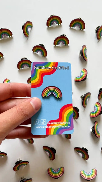 Rainbow Pride Enamel Pin