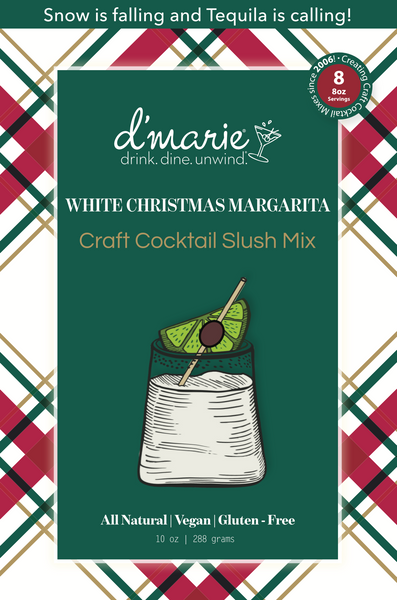 White Christmas Margarita Cocktail Slush Mix