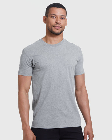 True Classic Crew Neck T-Shirt Heather Gray