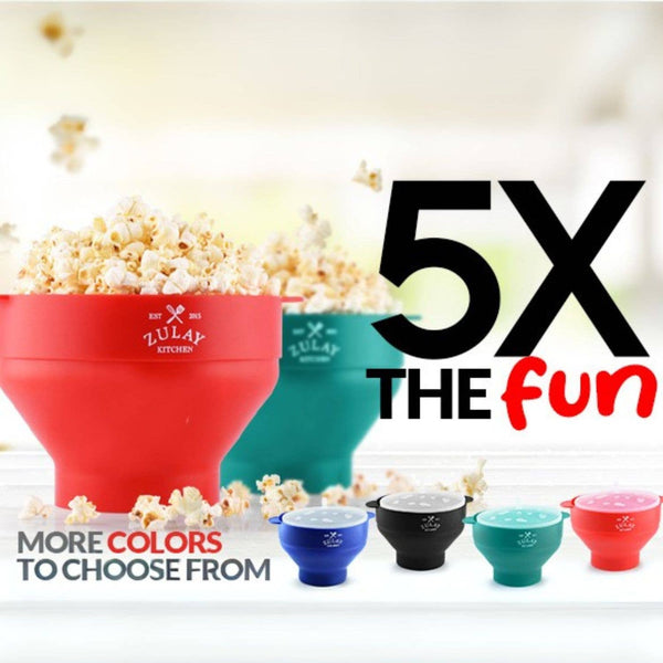 Collapsible Popcorn Popper for Microwave