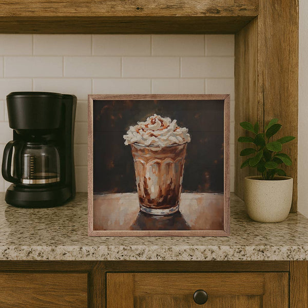 Mocha Frappe Sign 4x4