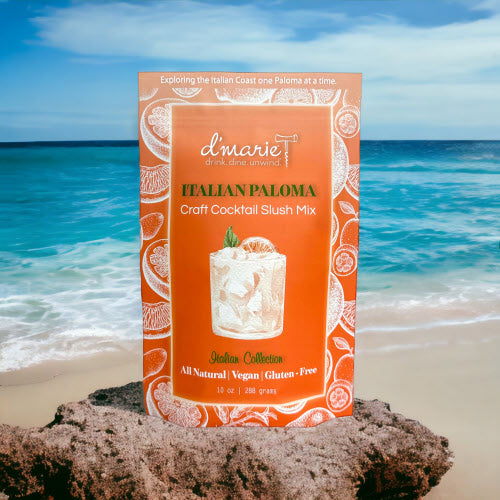 All-natural vegan gluten-free Paloma frozen cocktail mix pouch